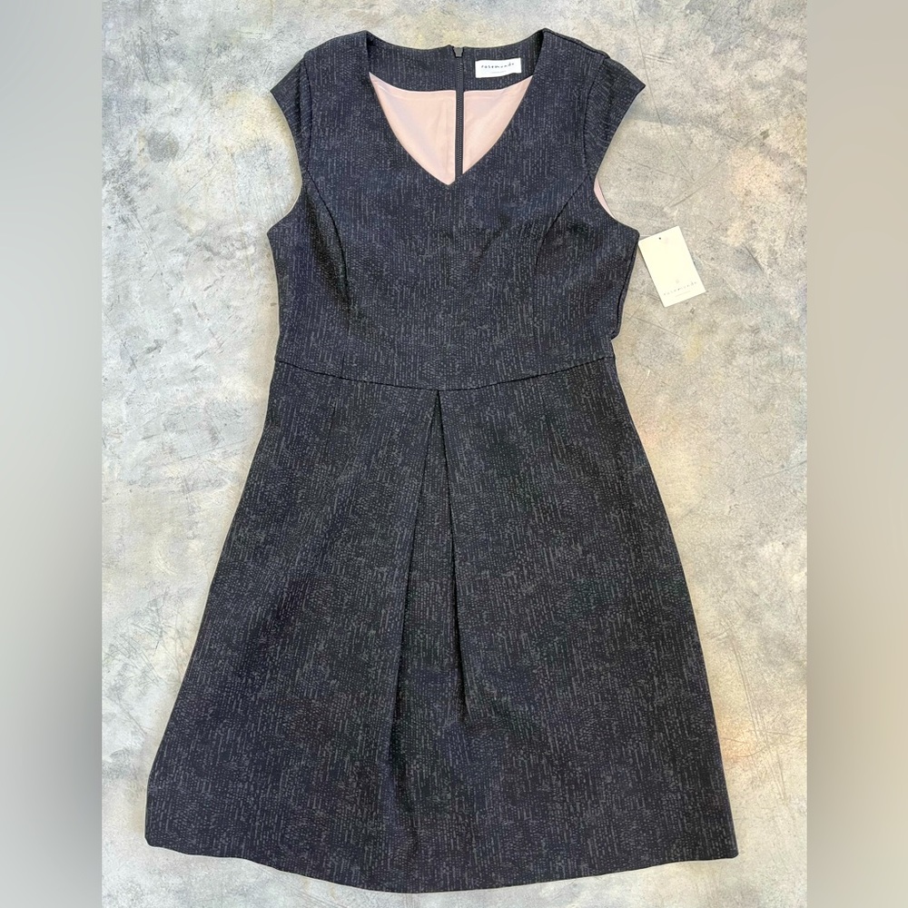 Rosemunde Copenhagen NWT Black Sleeveless Knee Length V-Neck Professional Dress